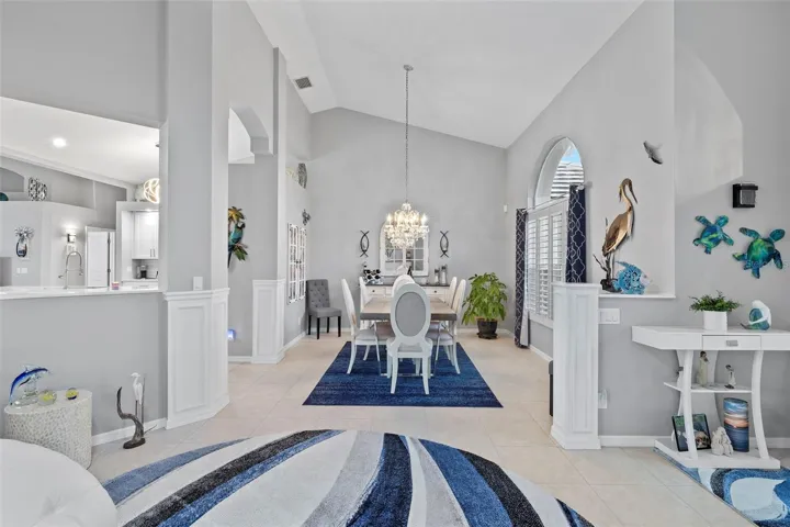Volume ceilings allow the daylight to fill the home!