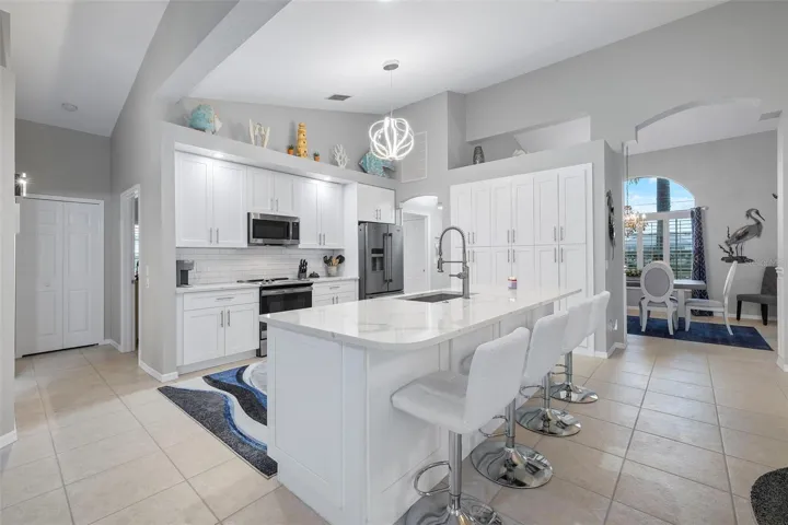 Look at all those cabinets! :)