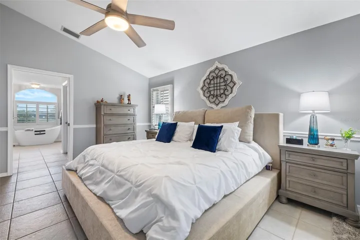 Luxurious En-Suite Bath off the spacious Primary bedroom and TWO walk in Closets!