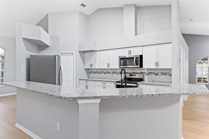 Modern Kitchen with New appliances, Highend Cabinets & Granite Counter tops