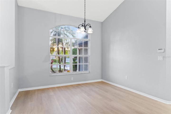 Dinning Room with Chandelier