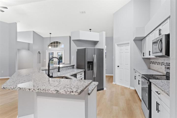 Kitchen with Granite Counter Tops