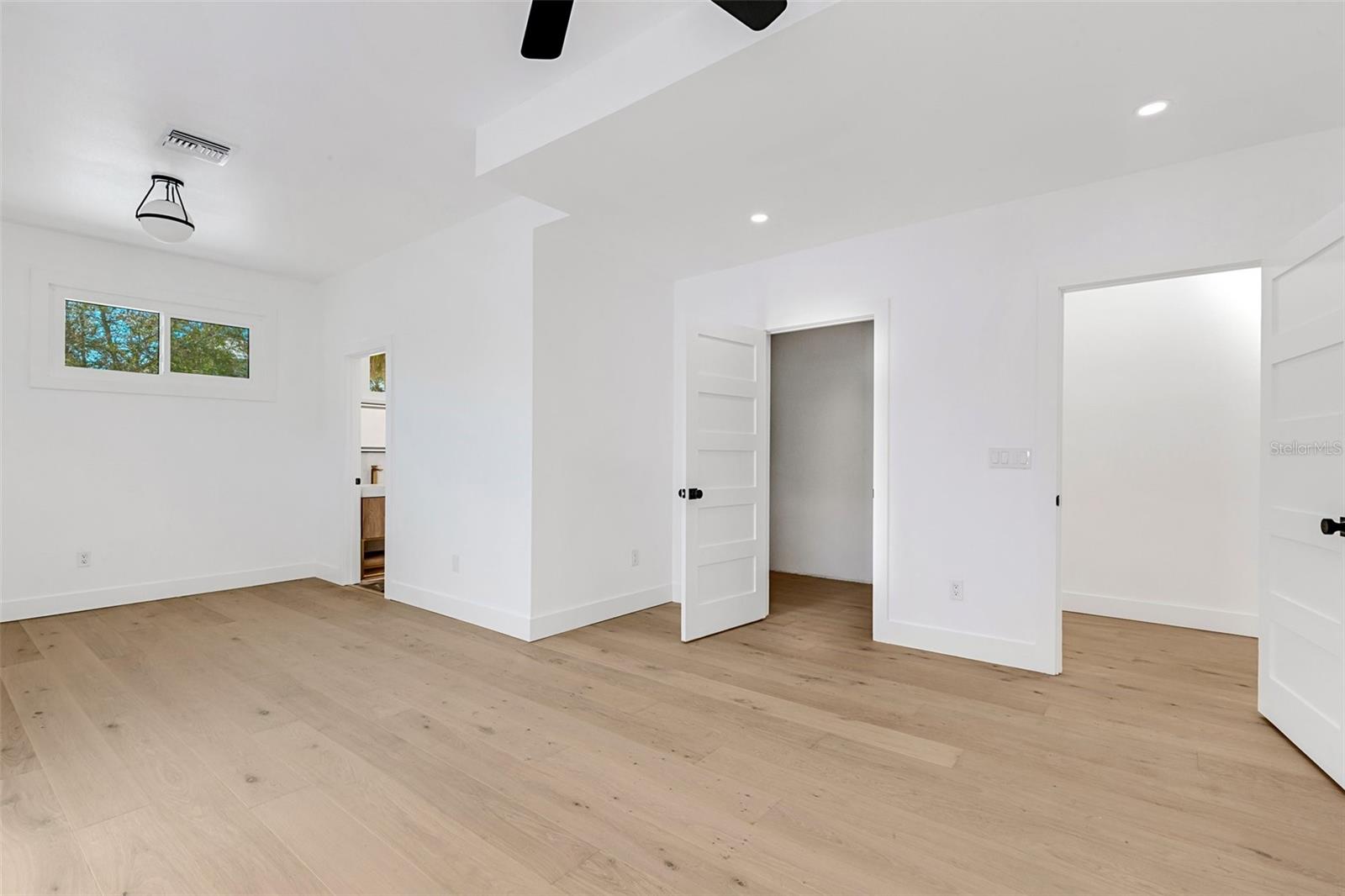 Primary bedroom / door to primary closet