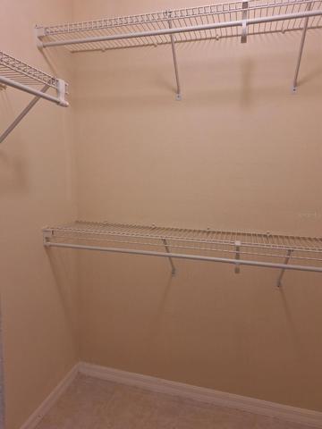 Master walk-in closet
