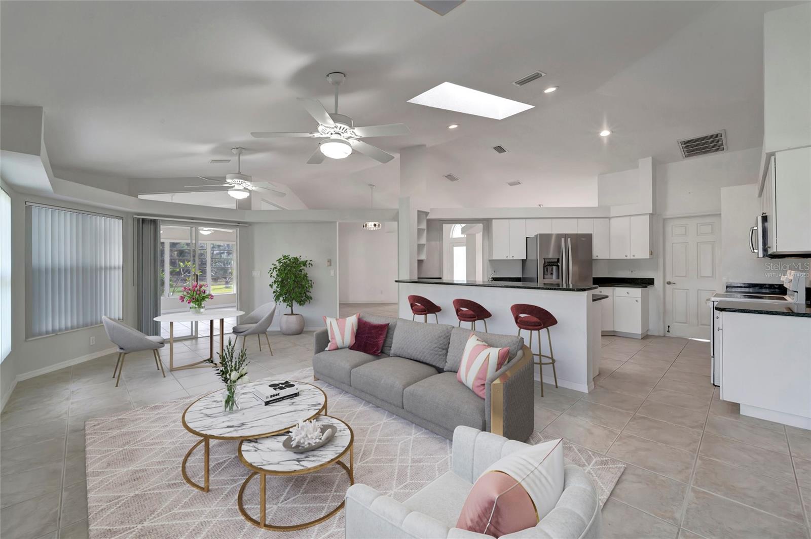 Virtually Staged: Family Room 3