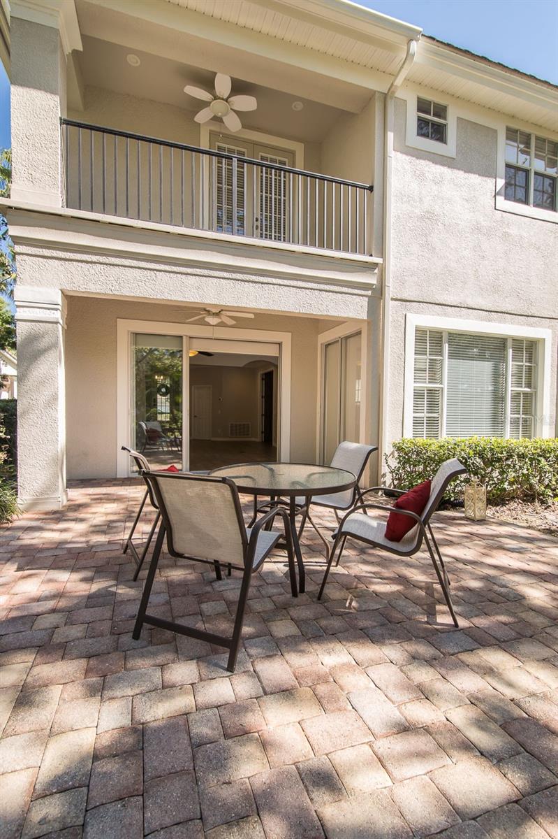 Gorgeous Pavered Outdoor Living Area