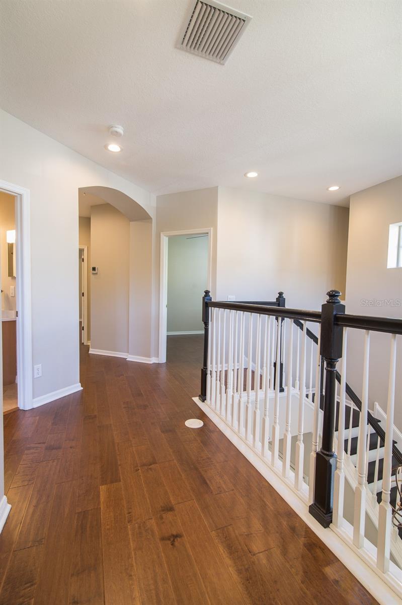 Engineered Hardwood Flooring Upstairs NO CARPET!
