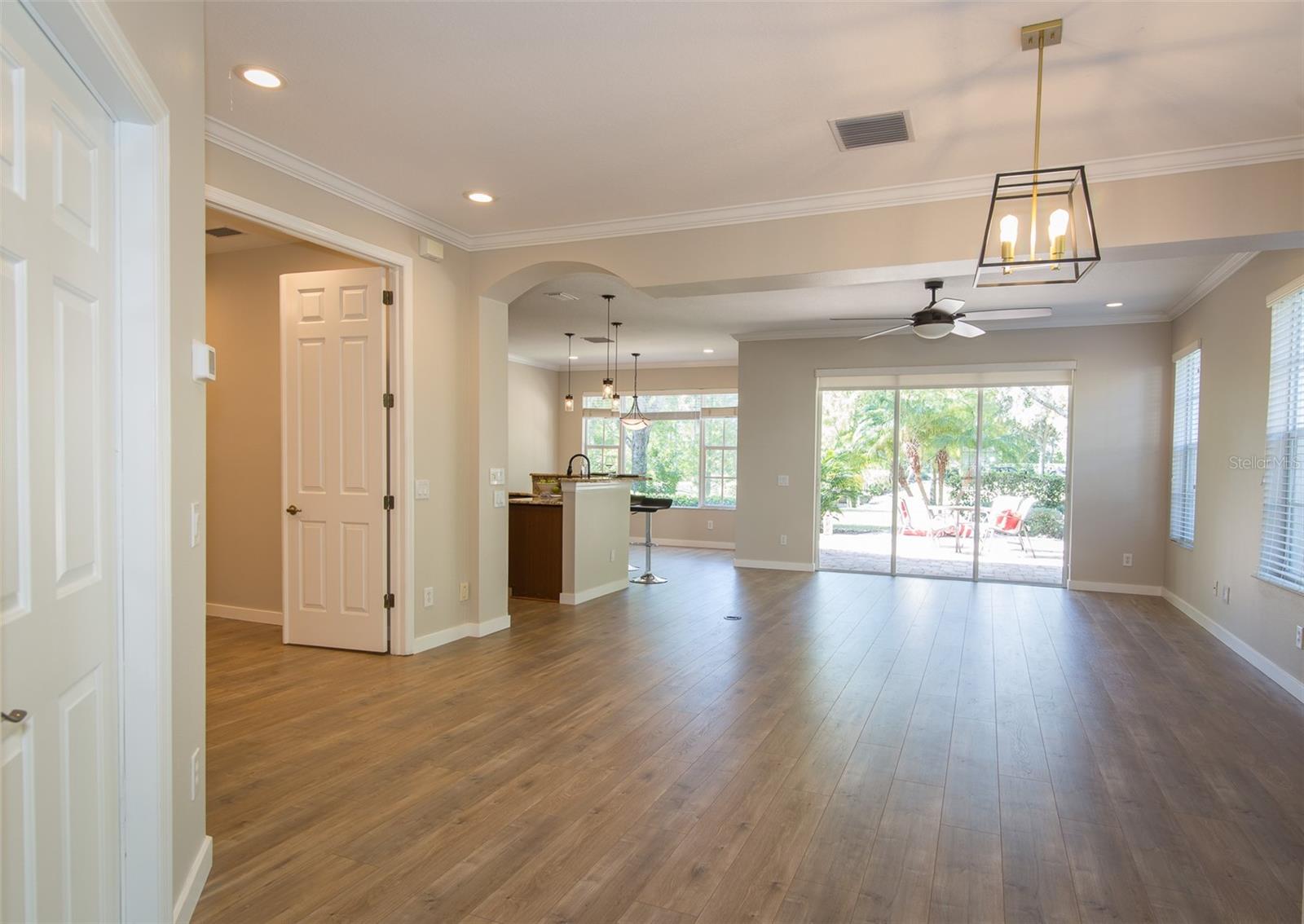 New Waterproof Laminate Flooring throughout downstairs