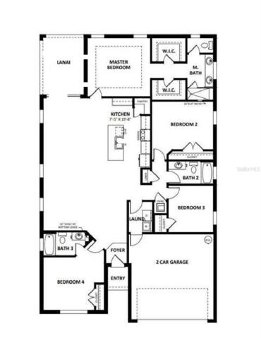 Estimated Floor Plan (not to scale)