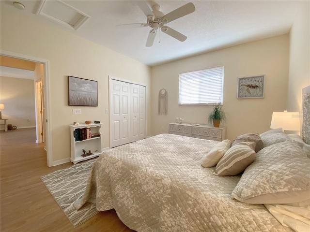 Guest Bedroom. Window Overlooks Front of Condo