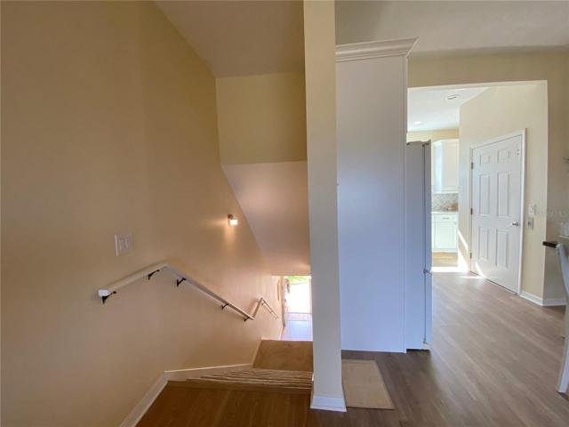 Stairs into condo