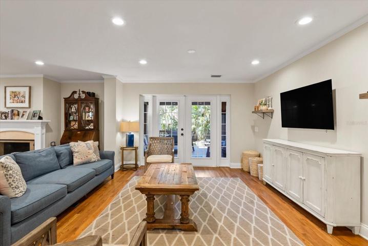 French Doors to the back patio