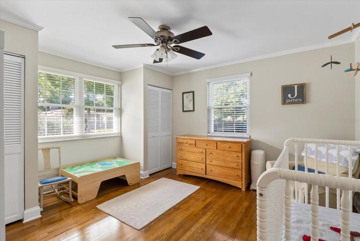 Bedroom 4 with two closets