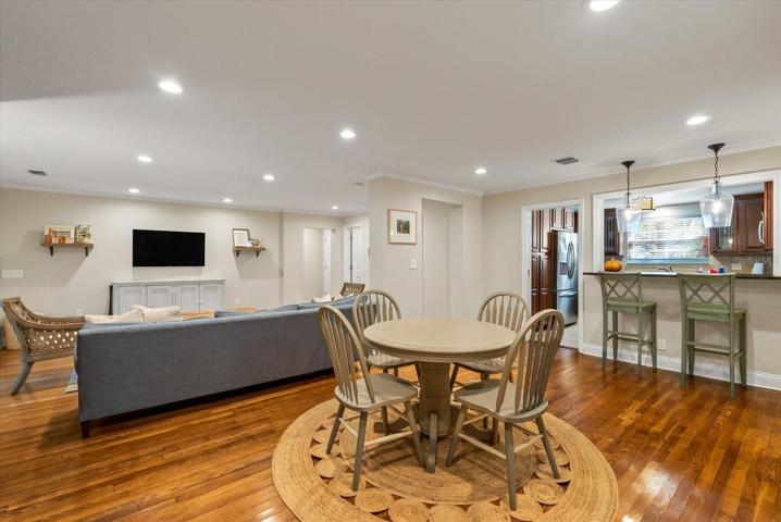 Family Room and casual dining area