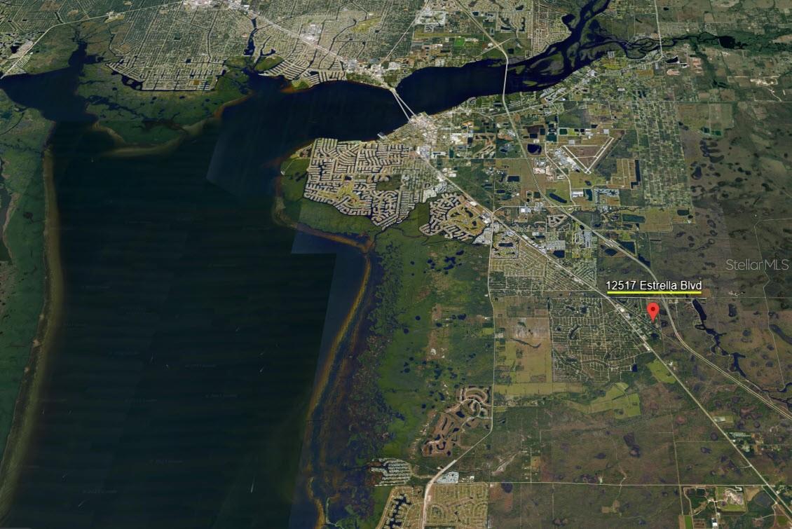 Aerial view of parcel
