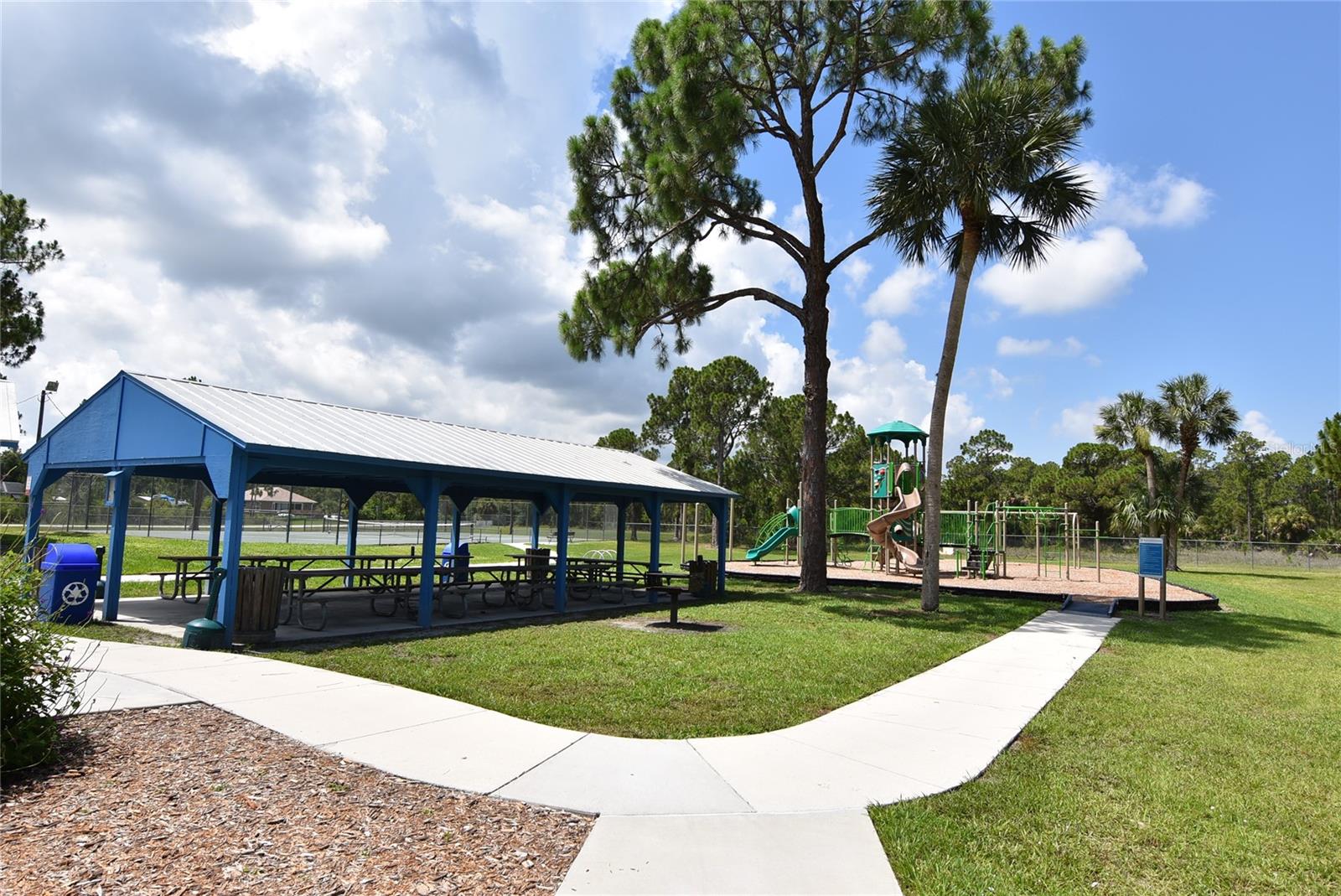 Covered pavillion