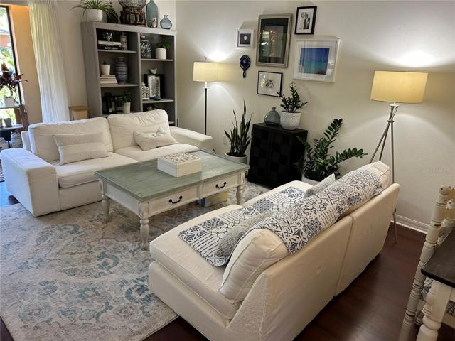 Living area of great room.