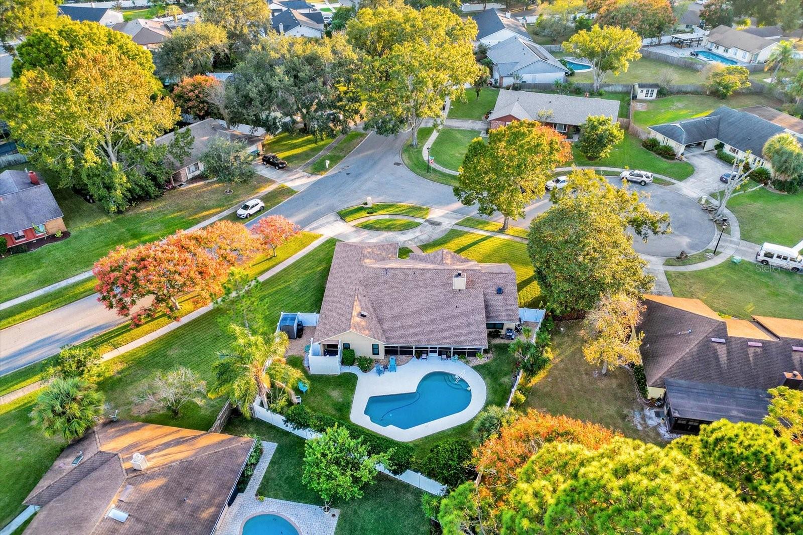 Overhead view of House 2