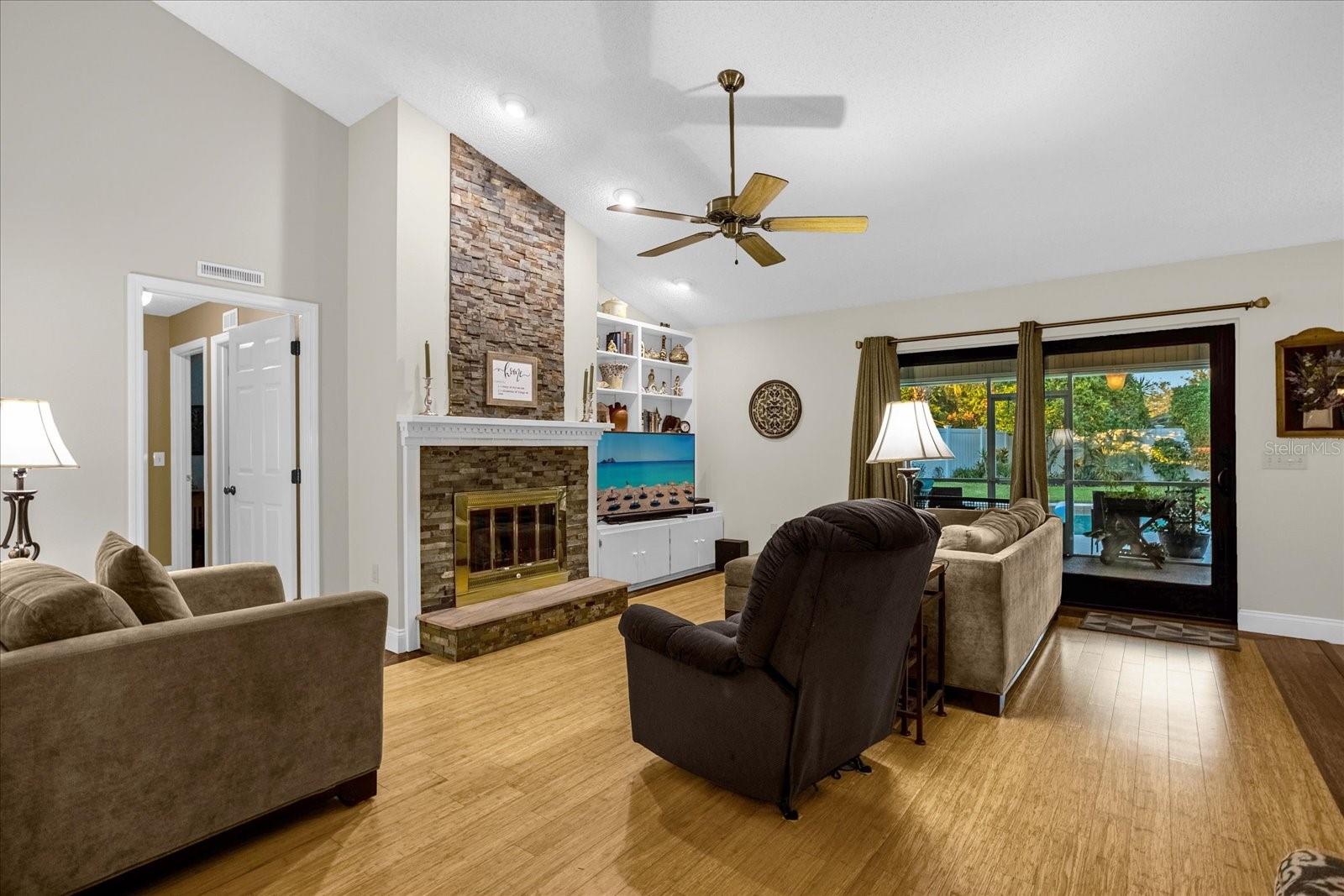 Family Room Slider to Lanai