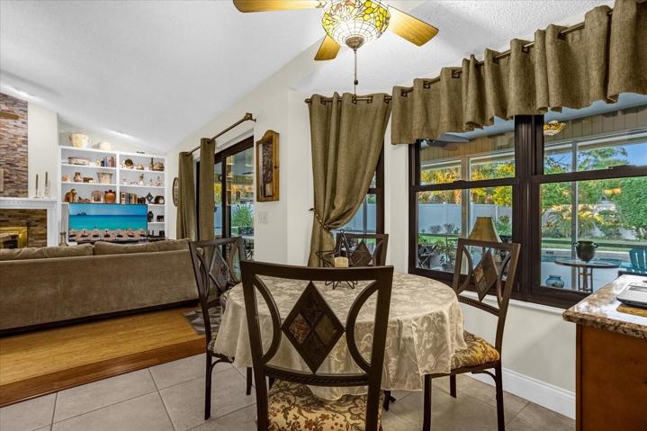 Breakfast Area overlooking Family Room