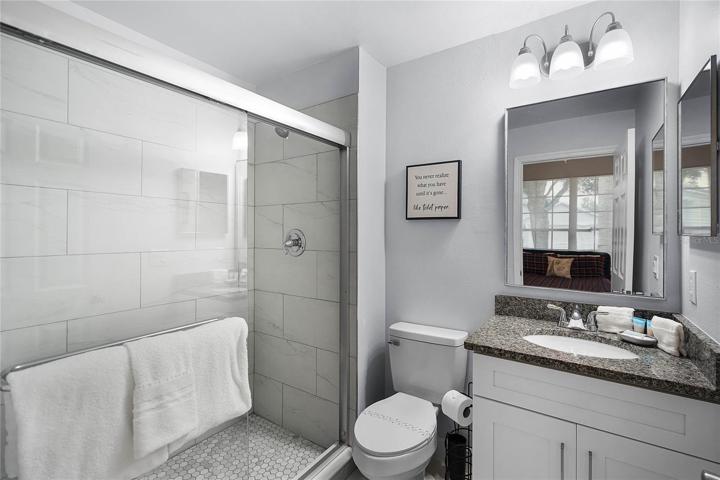 Bedroom 2 fully renovated on-suite bathroom