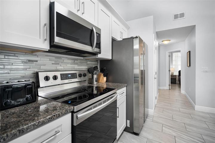 New stainless steel appliances