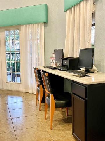 Office space in clubhouse