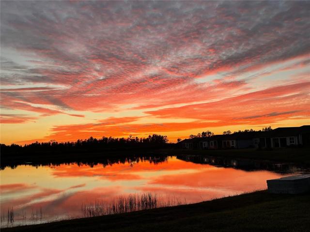 These amazing sunsets are compliments of nature and the view from your screened in back porch.