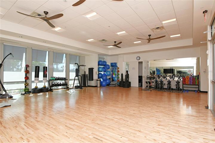 Clubhouse workout/yoga room