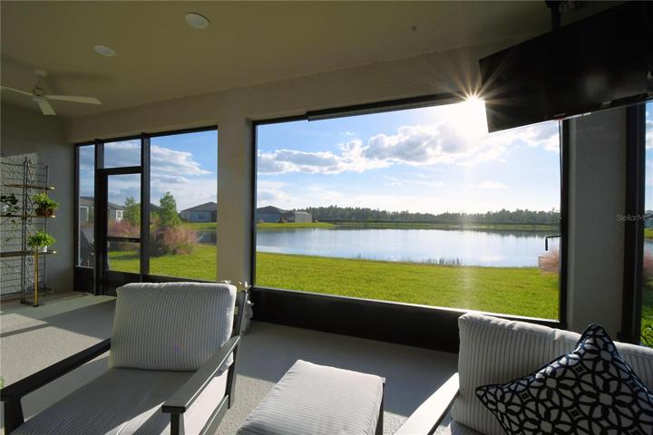 Unwind with this stunning water view.