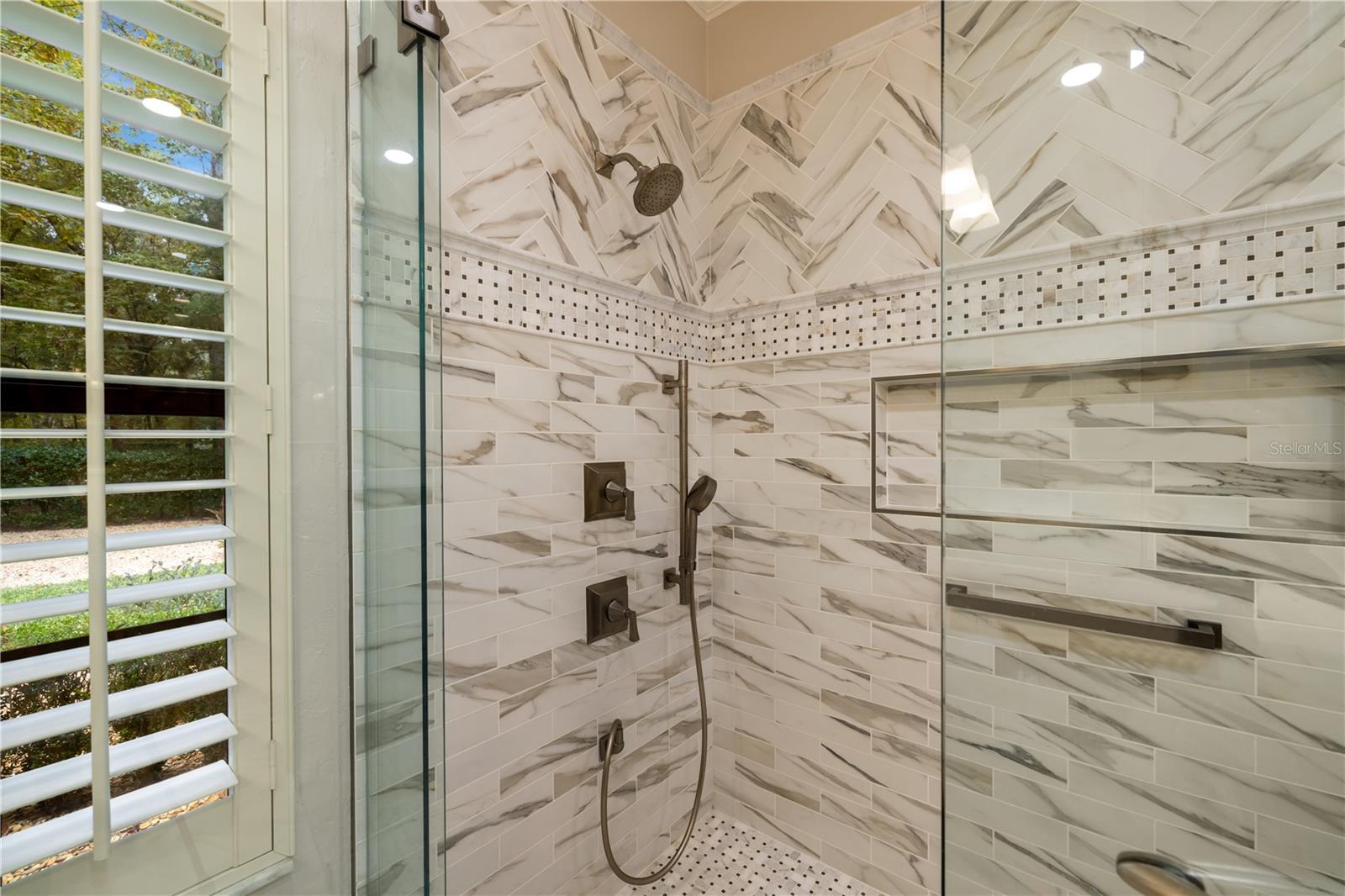 primary bathroom shower