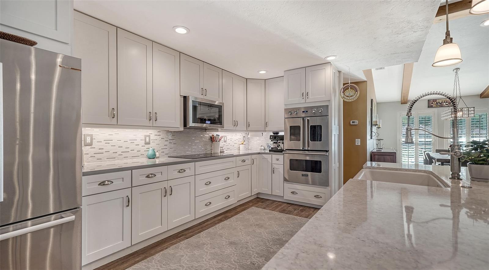 Designer kitchen with high end appliances