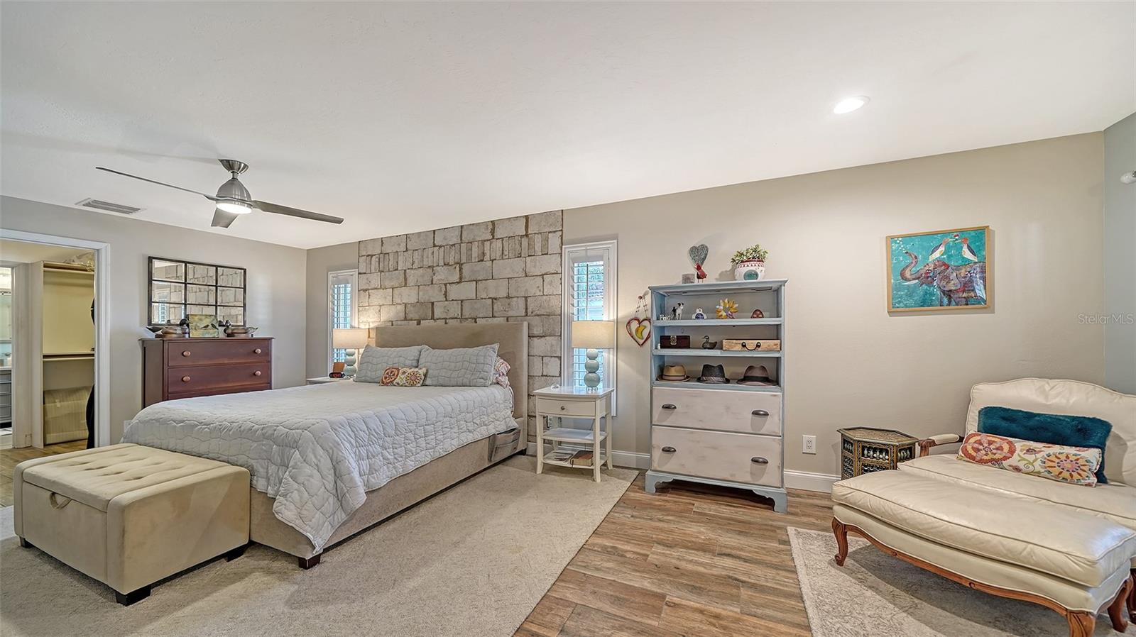 Enlarged Primary bedroom