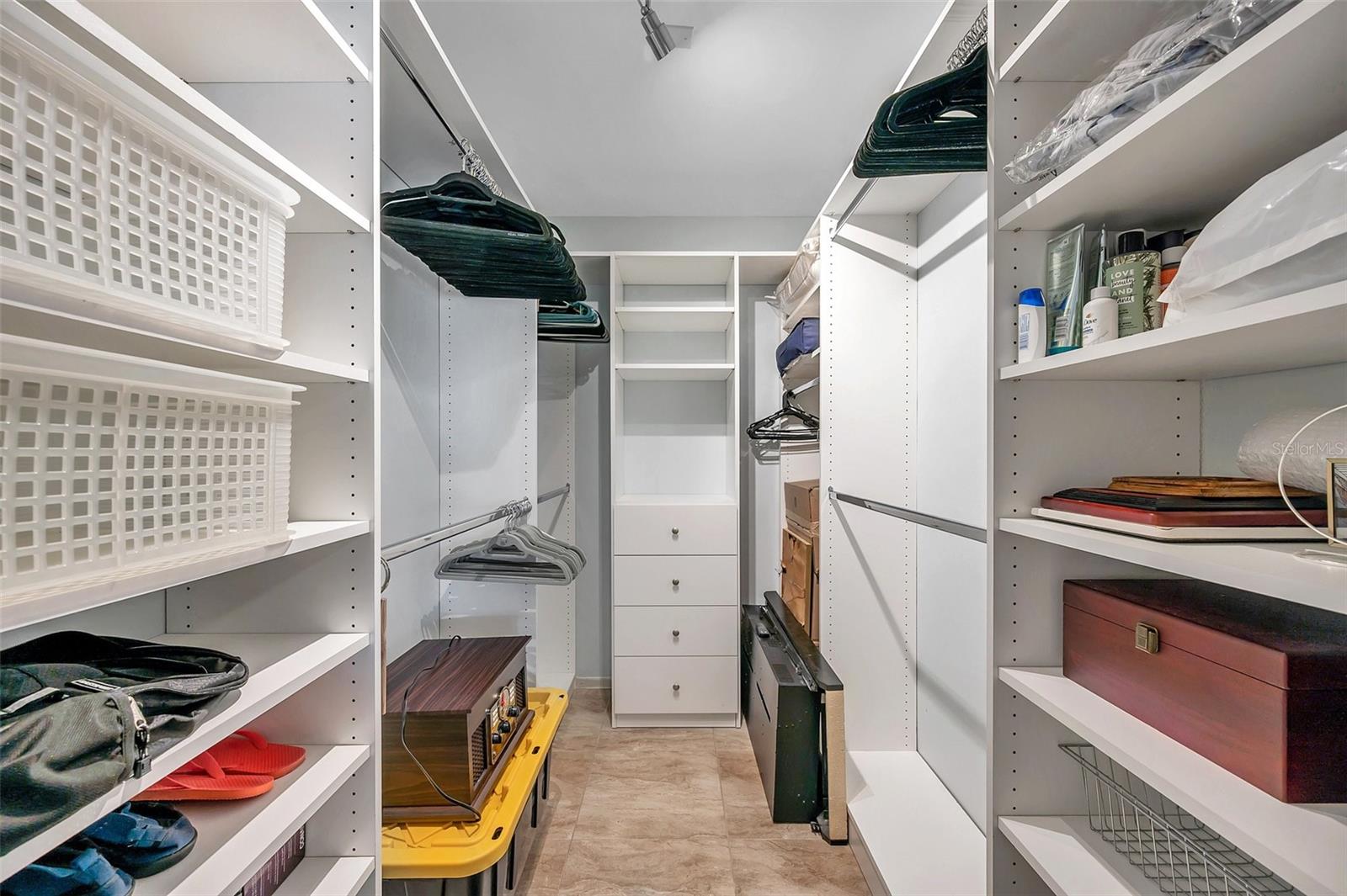 WOW check out this closet.