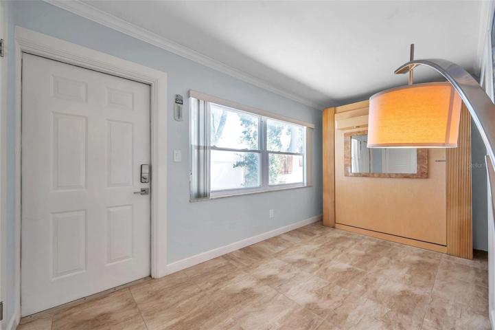 Second bedroom or den, has a closet