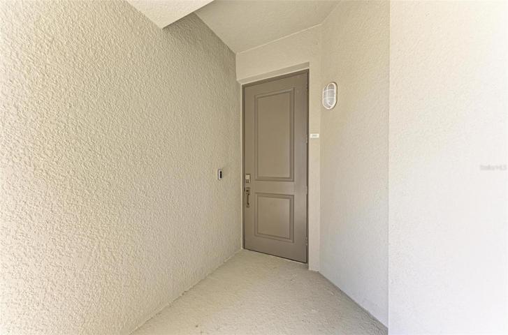 Front entry with camera doorbell