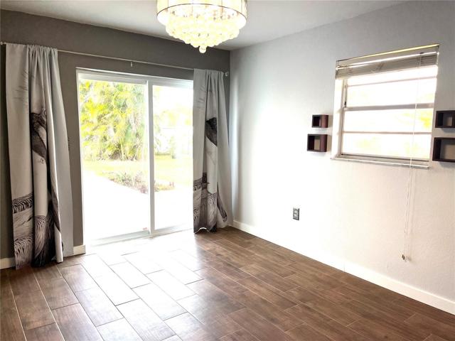 Master bedroom slider to rear yard