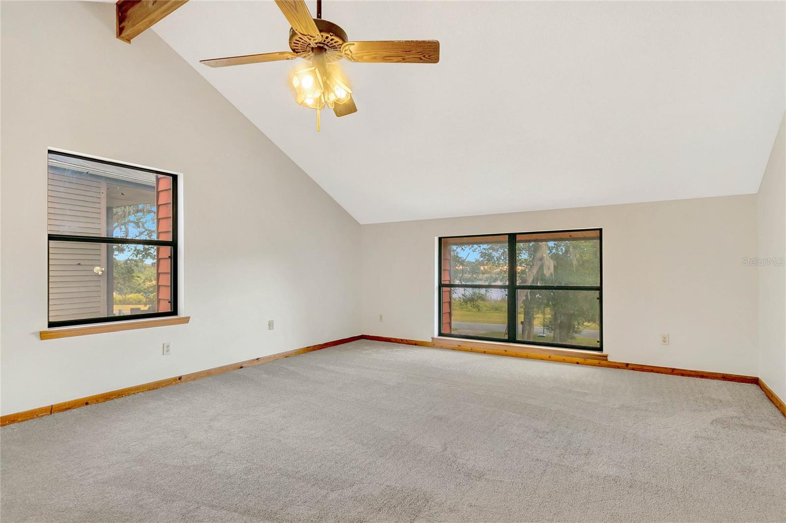 Large primary bedroom!