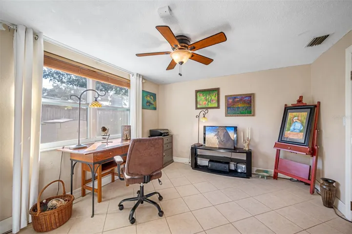 1st Bonus Room. Heated and Cooled. EASY 3rd Bedroom!