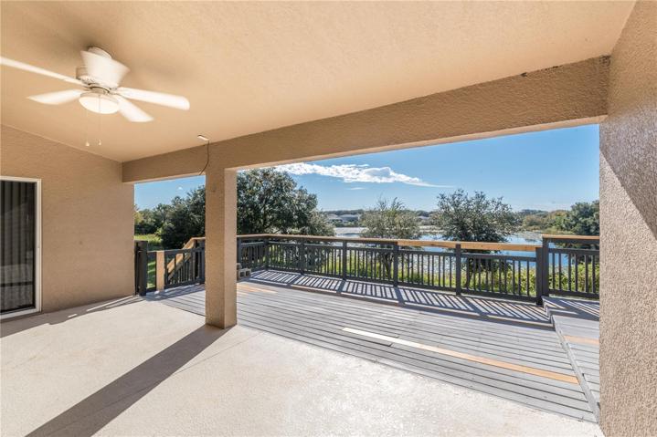Covered lanai and deck