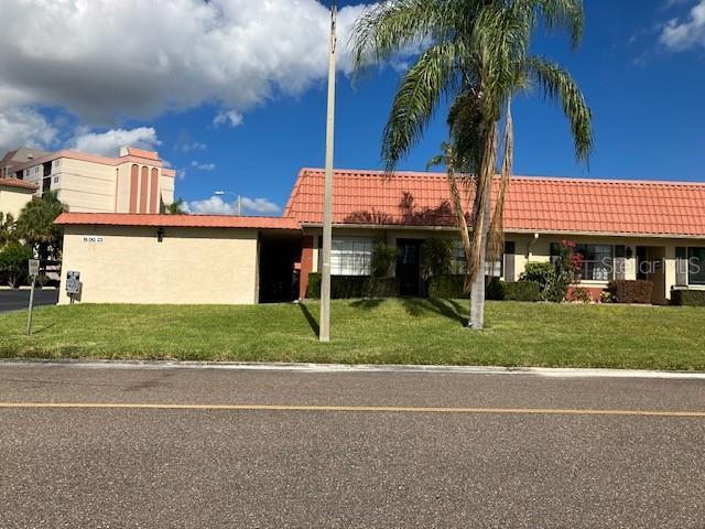 Front of condo unit.
