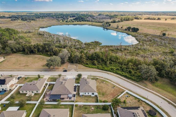 Aerial View to Woods and Knight Lake