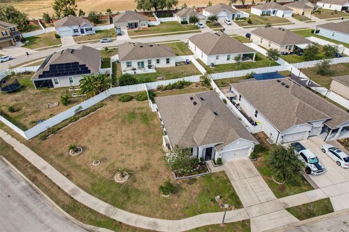 Aerial View Showing Large Lot
