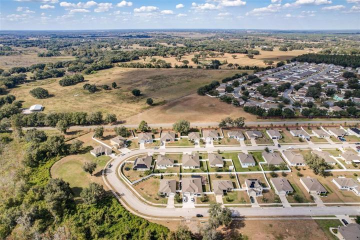 Aerial View of Neighborhood and Surrounding Community