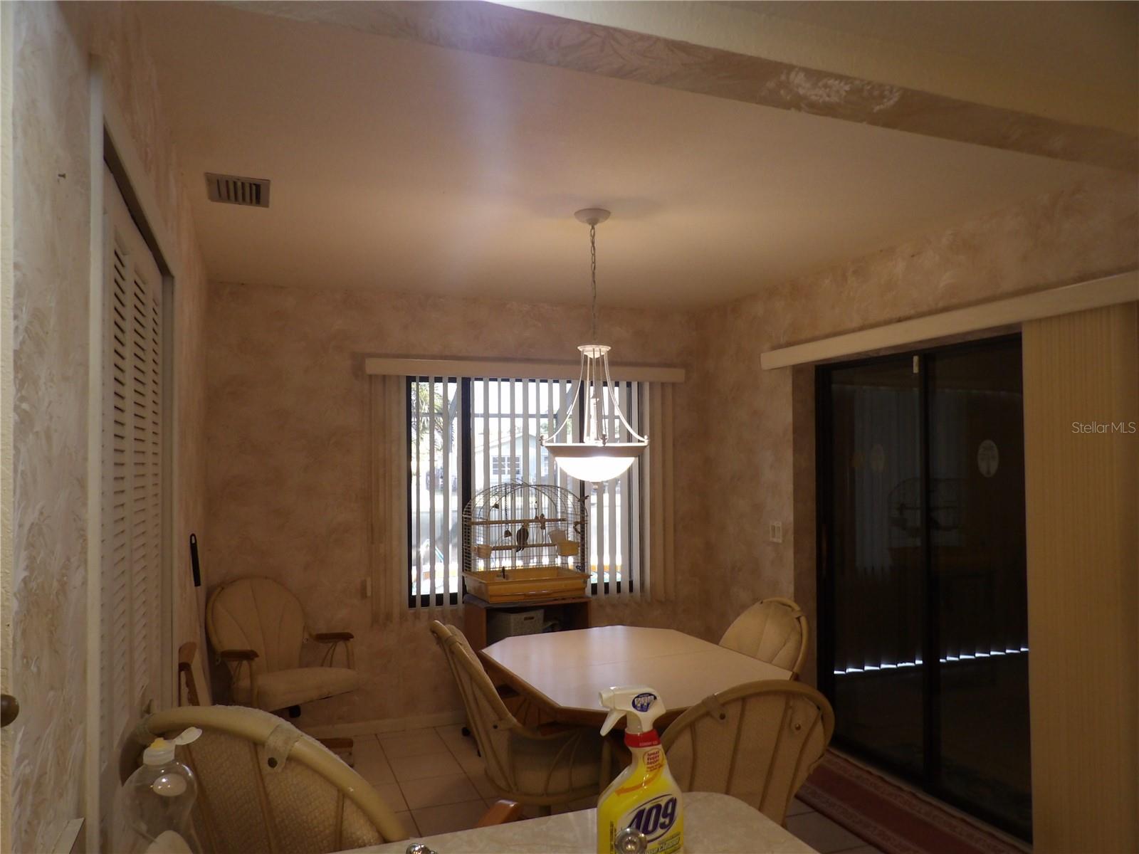Eat in kitchen area and pantry