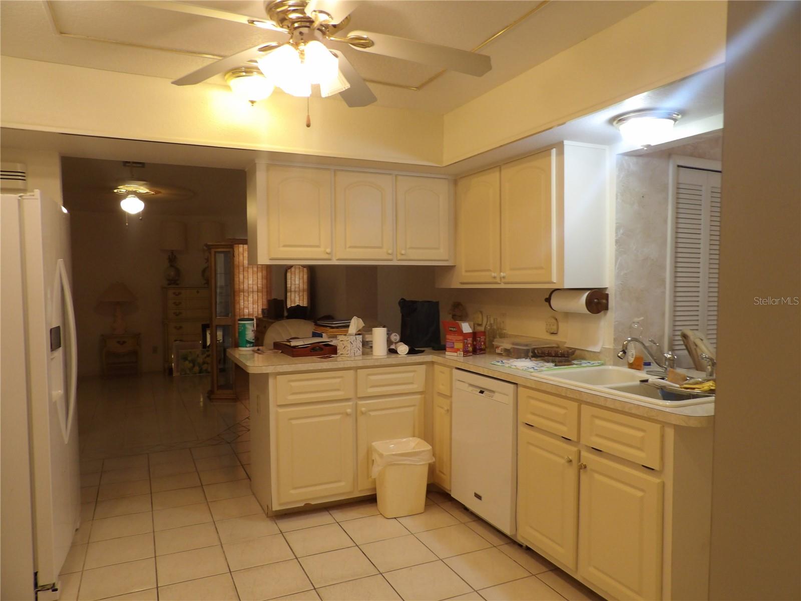 Kitchen looking towards family room
