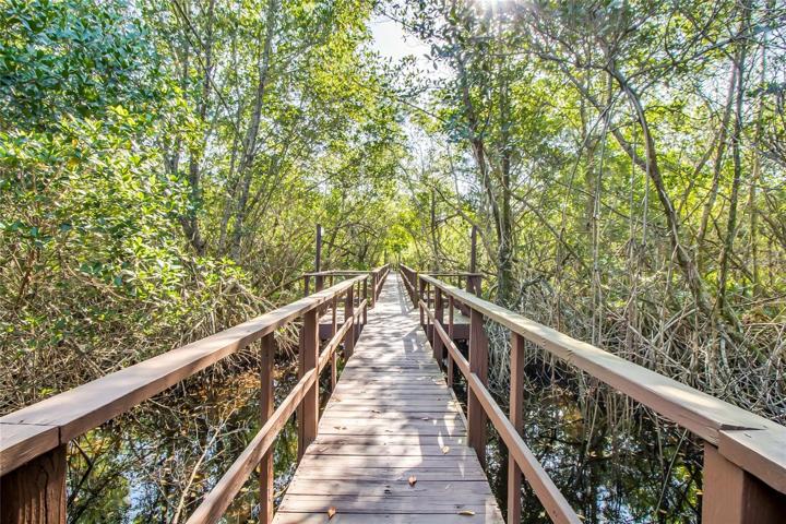 Walkway to docks