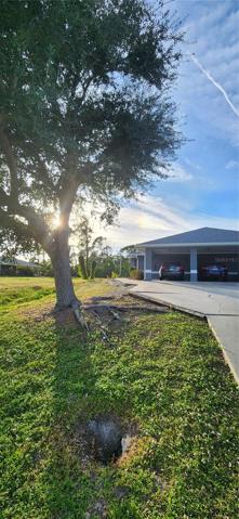 Mature trees and landscaping