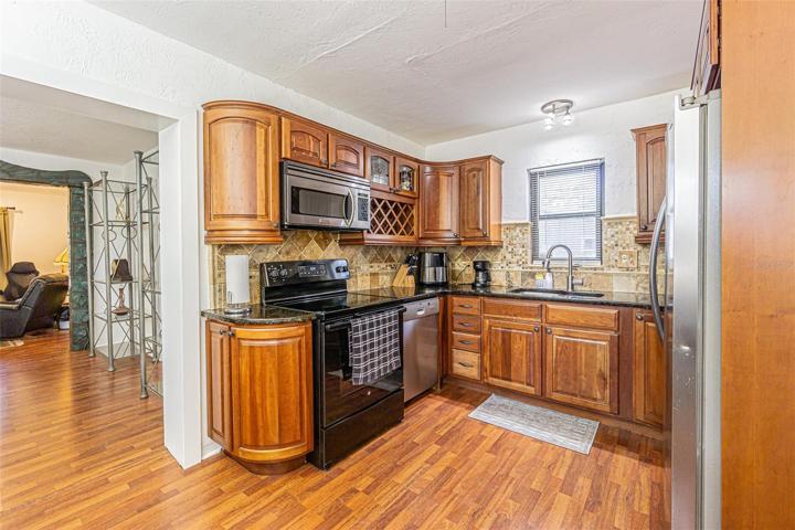 Custom curved cabinets at corners