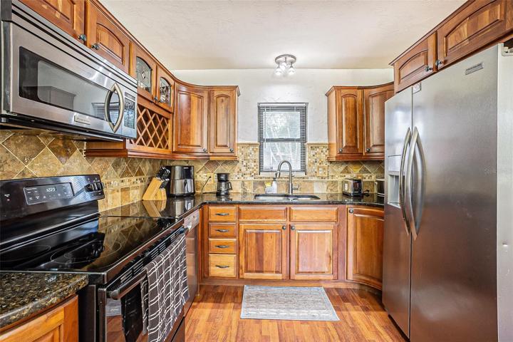 Kitchen with Custom Wood Cabinetry